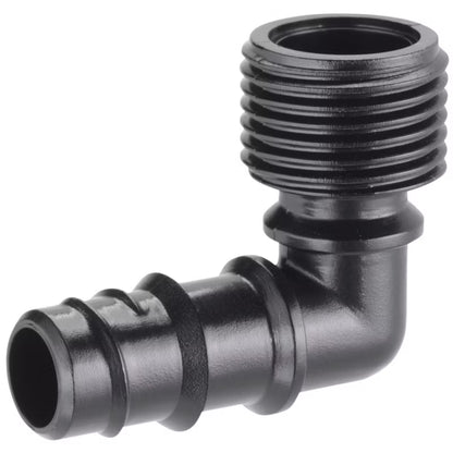 Vinkelkobling 1/2" Udvendigt Gevind 2 Stk.