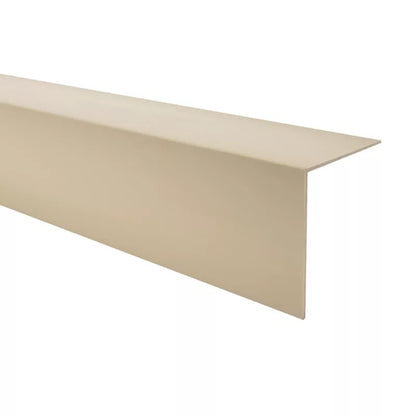 Vinkelprofil Hård PVC 15x15 mm 100 cm Beige