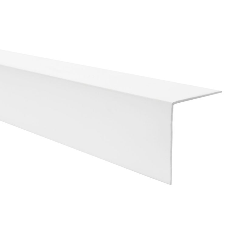 Vinkelprofil Hård PVC 35x18 mm L-Profil 735-KT