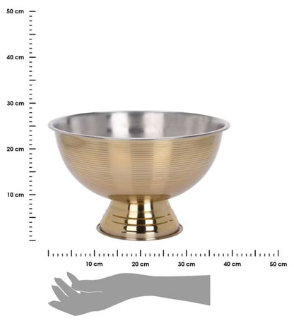 Vinkøler 39,5x24 cm Guld Rustfrit Stål