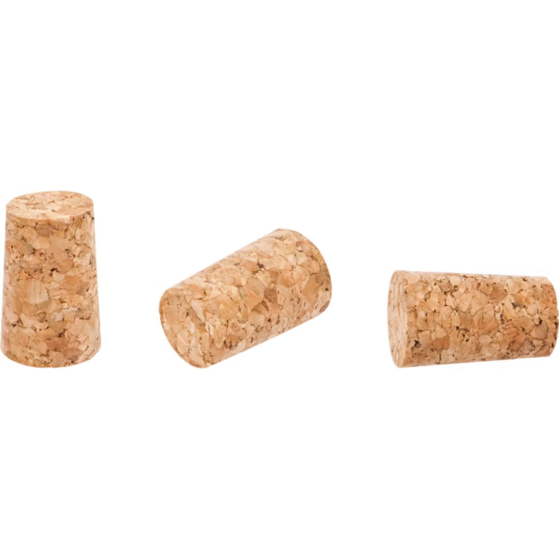 Vinkork Konisk 23/18 mm 10 Stk Natur