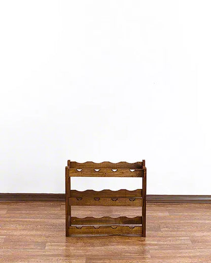 Vinreol 38x43x25 cm 12 Flasker Brun