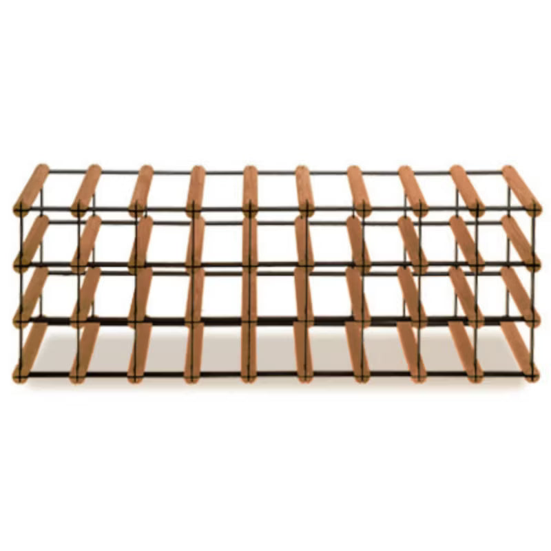 Vinreol 27 Flasker 92,5x32,5 cm Brun Træ