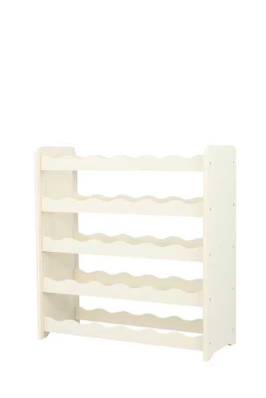Vinreol 30 Flasker 62,6x26,5 cm Hvid