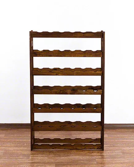 Vinreol 42 Flasker 102x63x25 cm Brun Fyrretræ