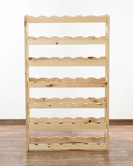 Vinreol 42 Flasker 102x63x25 cm Natur Fyrretræ