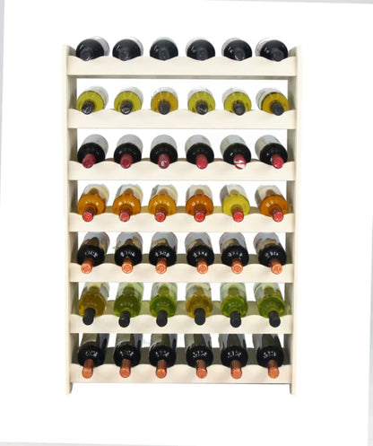 Vinreol 42 Flasker Hvid