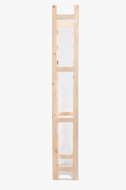 Vinreol 44 Flasker 43,5x166 cm Fyrretræ Natur