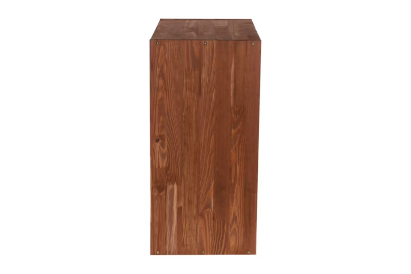Vinreol 60x60 cm Brun Træ til 12 Flasker