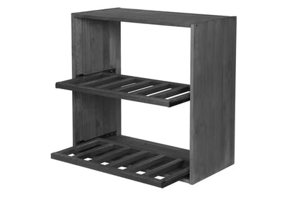 Vinreol 60x60 cm Grå til 12 Flasker