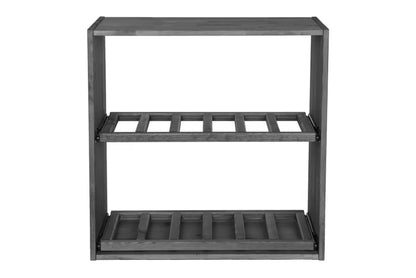 Vinreol 60x60 cm Grå til 12 Flasker