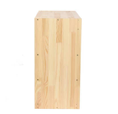 Vinreol 60x60 cm Natur Fyrretræ