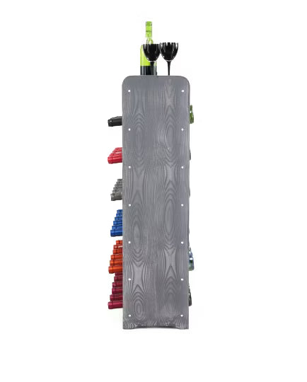 Vinreol 62,6x26,5x91,4 cm Mørkegrå til 36 Flasker