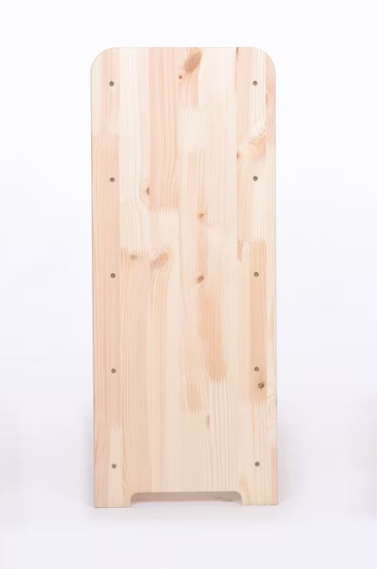 Vinreol 63x25x62 cm Træ Natur til 24 Flasker