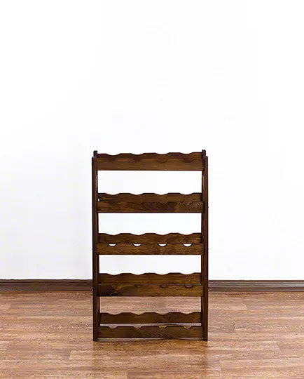 Vinreol 70x43x25 cm Brun Fyrretræ 20 Flasker