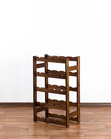 Vinreol 70x43x25 cm Brun Fyrretræ 20 Flasker
