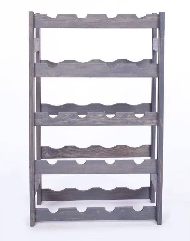 Vinreol 70x43x25 cm Grå til 20 Flasker