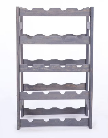 Vinreol 70x43x25 cm Grå til 20 Flasker