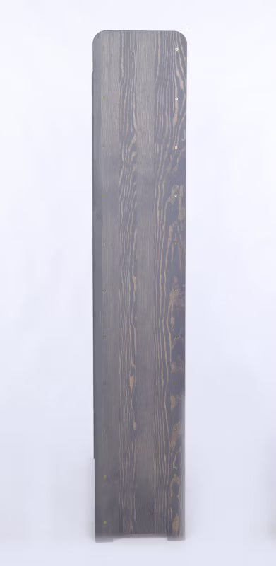 Vinreol 73x138 cm Træ Grå til 77 Flasker
