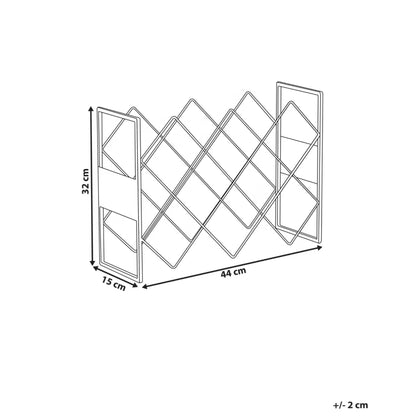 Vinreol Ballybay 44x32 cm Sort Metal