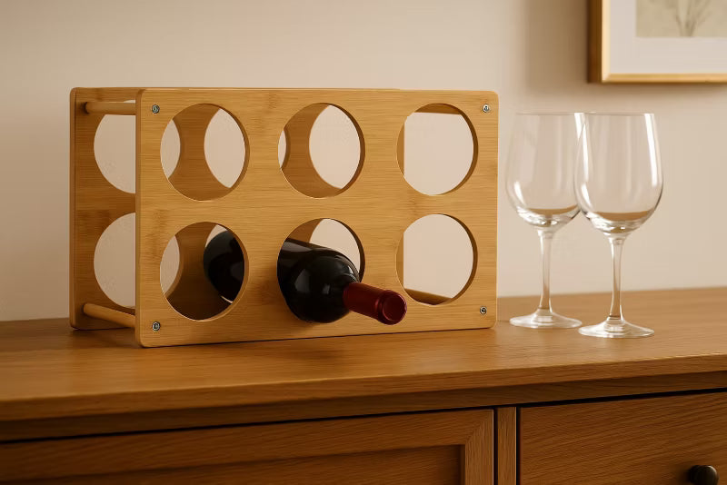 Vinreol Bambus 35x24x4 cm Natur