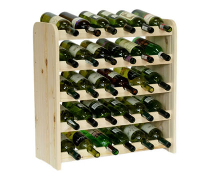Vinreol Fyrretræ 30 Flasker Natur