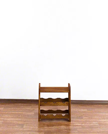 Vinreol Fyrretræ 34,4x36 cm Brun til 6 Flasker