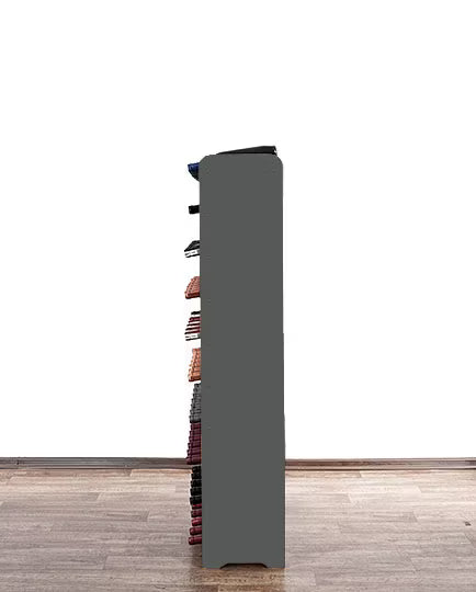 Vinreol med Hylde 72x159 cm Mørkegrå 70 Flasker