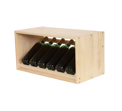 Vinreol Modulær 60x30 cm Fyrretræ Natur