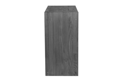 Vinreol Modulær 60x60 cm Grå Fyrretræ