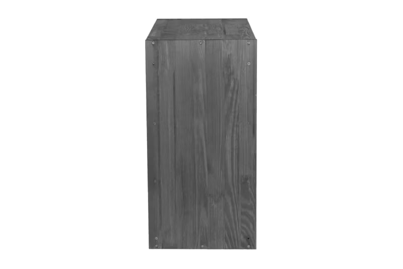 Vinreol Modulær 60x60 cm Grå Fyrretræ
