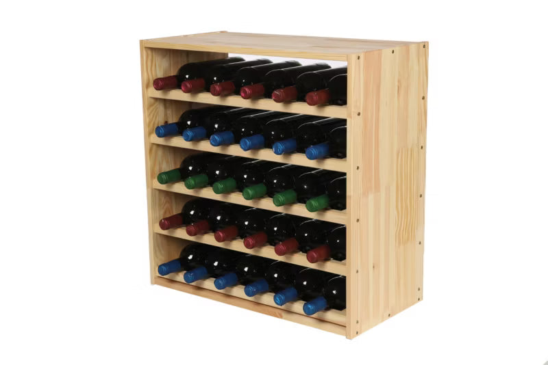 Vinreol Modulær 60x60 cm Natur Fyrretræ