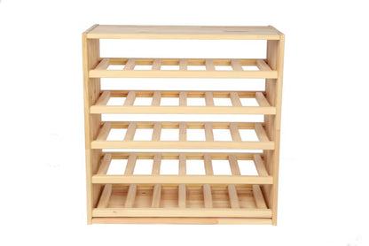 Vinreol Modulær 60x60 cm Natur Fyrretræ