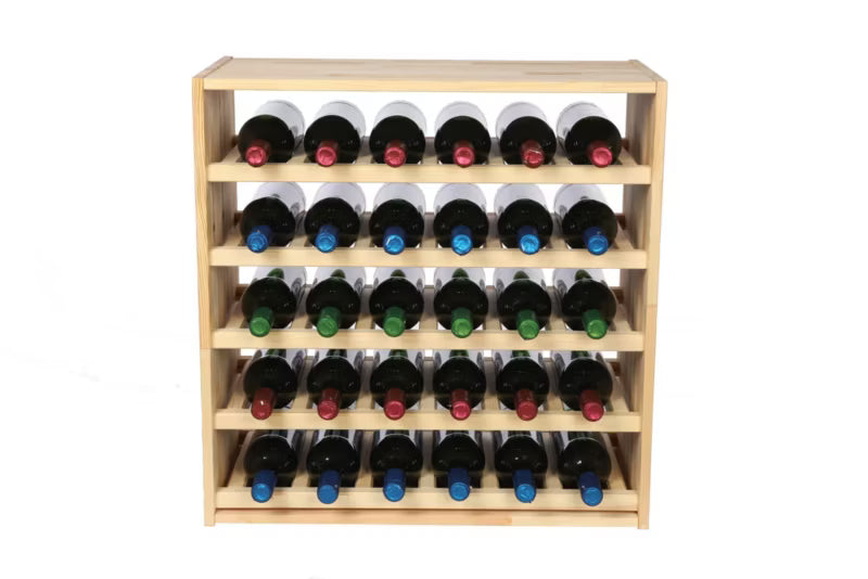 Vinreol Modulær 60x60 cm Natur Fyrretræ