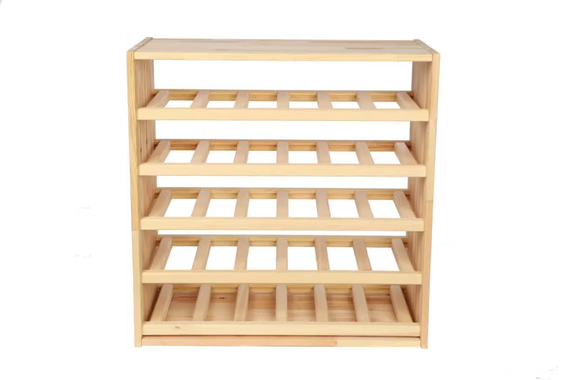 Vinreol Modulær 60x60 cm Natur Fyrretræ