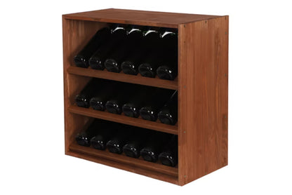 Vinreol Modulær 60x60x30 cm Brun Fyrretræ