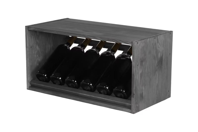 Vinreol Modulopbygget 60x30 cm Grå