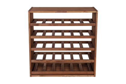 Vinreol Modulopbygget 60x60 cm Brun Fyrretræ