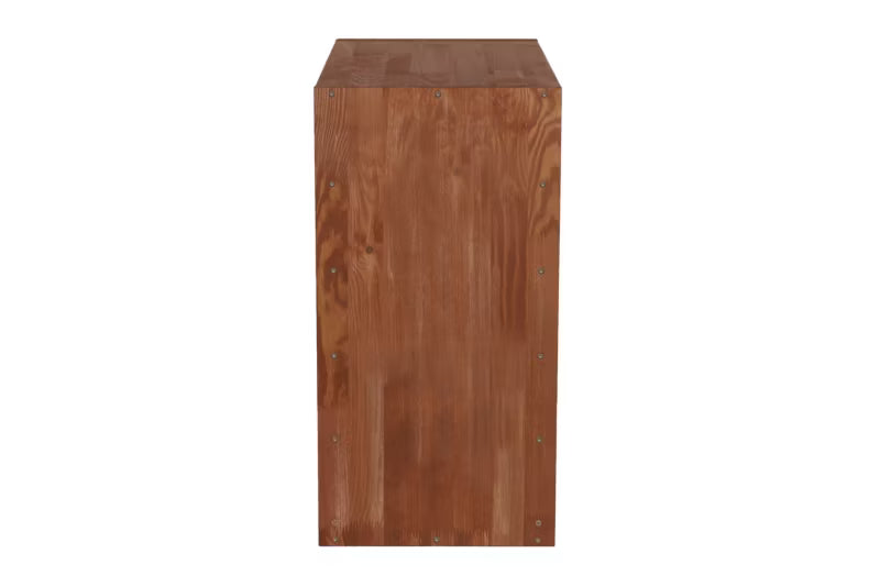 Vinreol Modulopbygget 60x60 cm Brun Fyrretræ