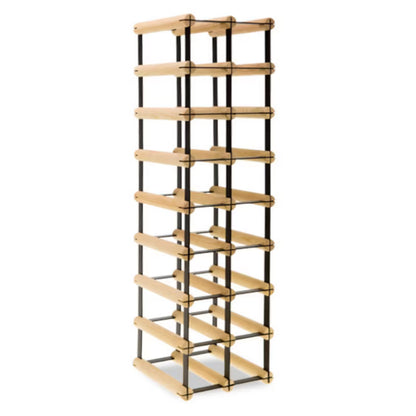 Vinreol RW-8 16 Flasker Fyrretræ Sort