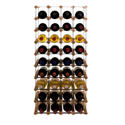 Vinreol RW-8 42,5x24,5x92,5 cm Brun Træ 36 Flasker
