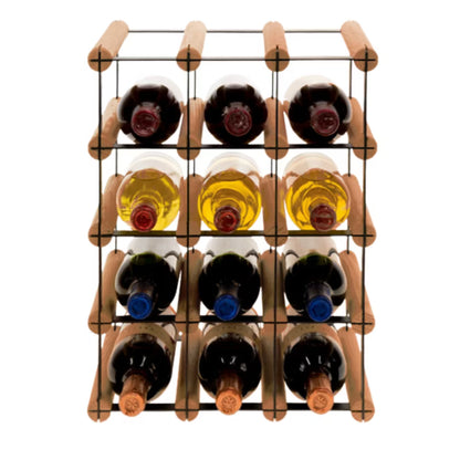 Vinreol RW-8 til 12 Flasker 32,5x24,5x42,5 cm Brun