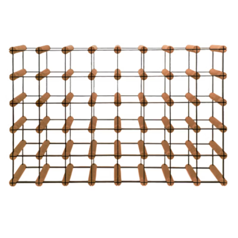 Vinreol RW-8 til 40 Flasker 82,5x52,5 cm Brun Træ