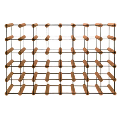 Vinreol RW-8 til 40 Flasker 82,5x52,5 cm Brun Træ