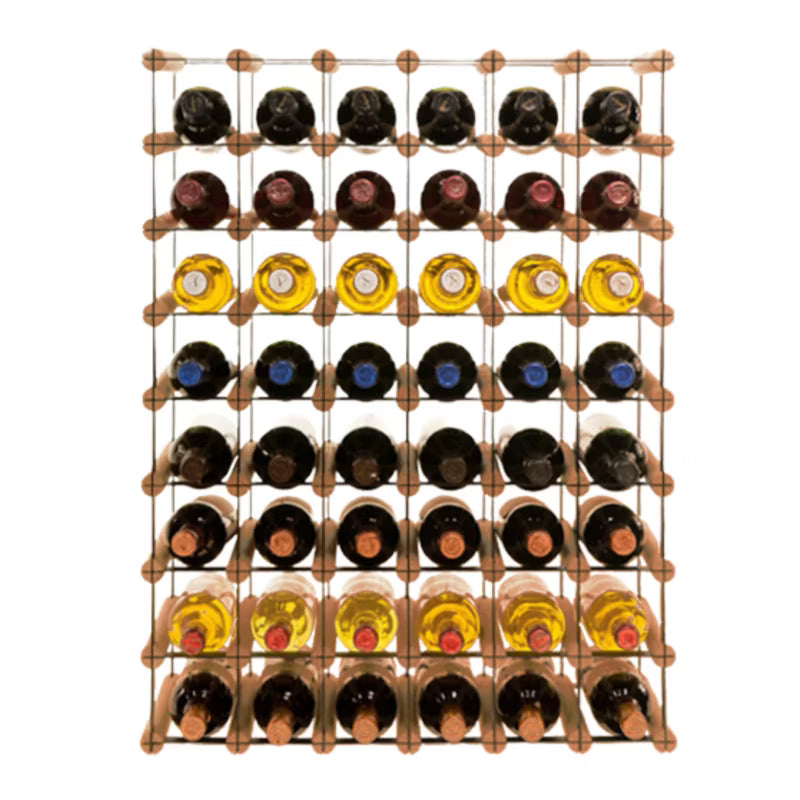 Vinreol RW-8 til 48 Flasker 62,5x82,5 cm Brun