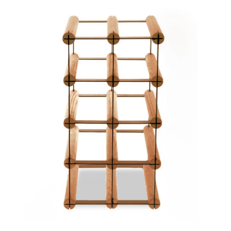 Vinreol RW-8 til 8 Flasker Sort Brun