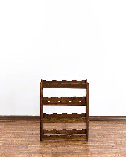Vinreol RW1 16 Flasker 54x43x25 cm Brun Fyrretræ