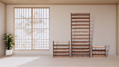 Vinreol RW16 56 Flasker 72,2x118,4 cm Hvid
