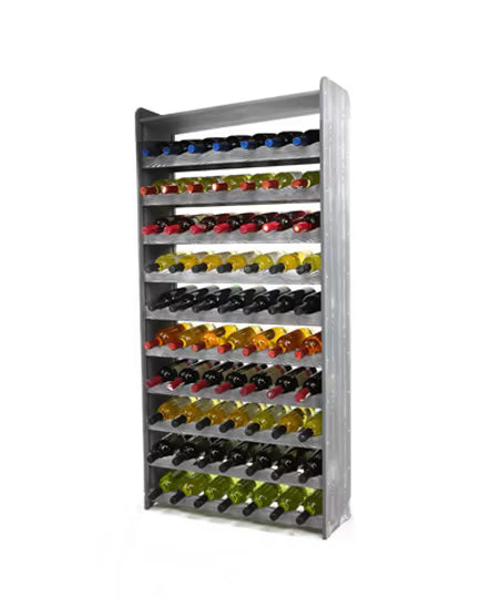 Vinreol RW16 72x159 cm Mørkegrå til 70 Flasker