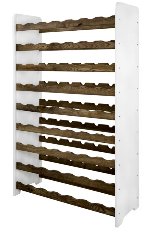 Vinreol RW20 72x118 cm Hvid til 63 Flasker